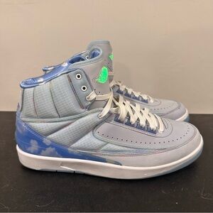 Jordan X J Balvin Jordan 2 Retro Lightup sneakers.
